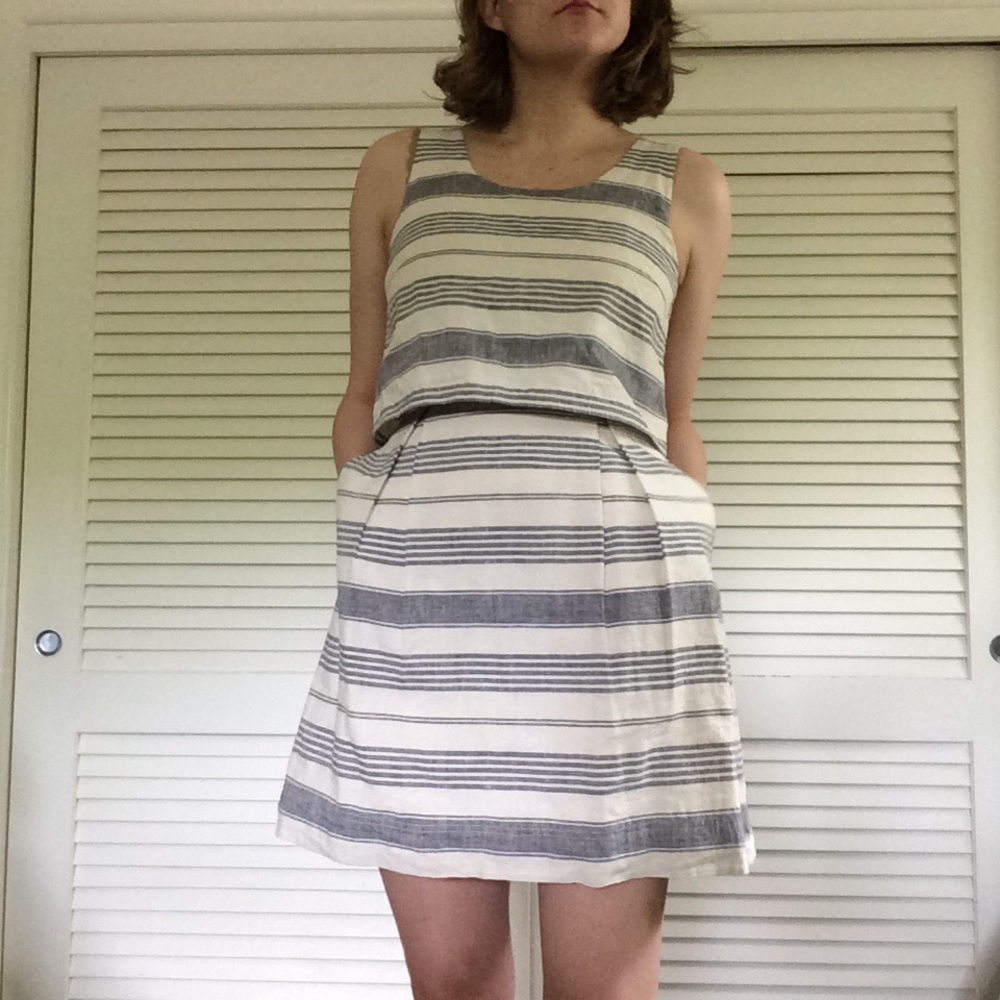 Madewell striped summer dress